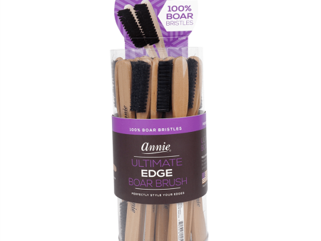 Annie Ultimate Edge Brush 100% Boar Bristle Jar 24ct For Sale