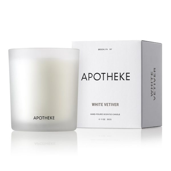 APOTHEKE White Vetiver Scented Classic Candle Online Hot Sale