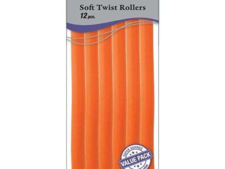 Annie Soft Twist Rollers 5 8  XL Orange Value Pack (12pcs) Sale