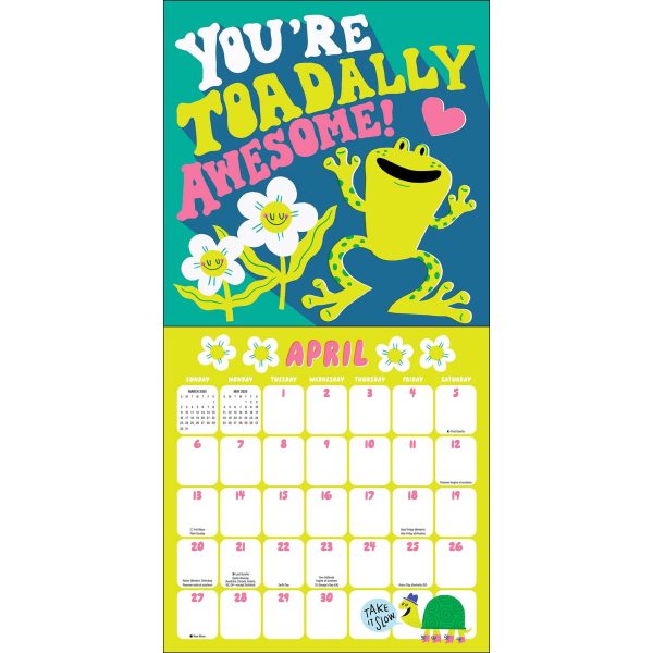 2025 Hello!Lucky All in Good Pun Wall Calendar For Discount