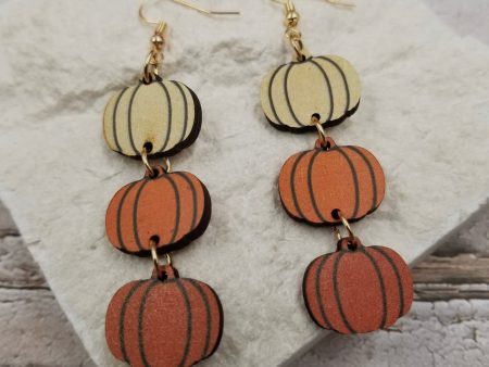 Pumpkin Stack Earrings For Discount