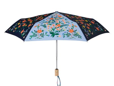 Rifle Paper Co. Wildwood Colorblock Umbrella Sale