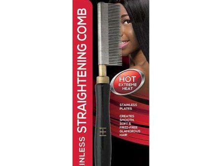 Hot & Hotter Thermal Straighten Comb Fine Teeth Stainless Steel For Sale