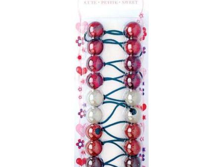 Joy Twin Bead Ponytailers 10ct Asst For Cheap