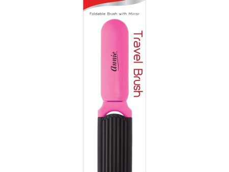 Annie Travel Brush Pink Color with Mirror Supply