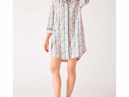 Over the Cotton Moon Nightshirt in Ribbon Candy Discount