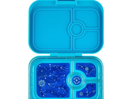 Yumbox Panino 4 Compartment Lunchbox in Luna Aqua Zodiac Sale