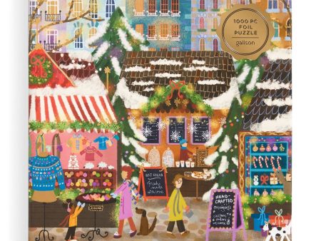 1000 Piece Joy Laforme Merry Market Foil Jigsaw Puzzle on Sale