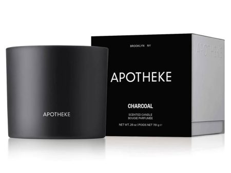 APOTHEKE Charcoal Scented 3-Wick Candle For Sale