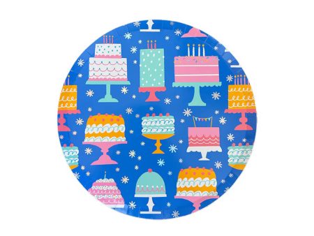 It s a Birthday Small Cake Print Plates (Pack of 8) Supply