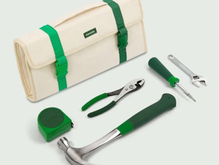 The Go Set in Green (Tool Tote + 5 Tools) Online Hot Sale