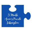 3 Month Annie s Puzzle Subscription For Sale