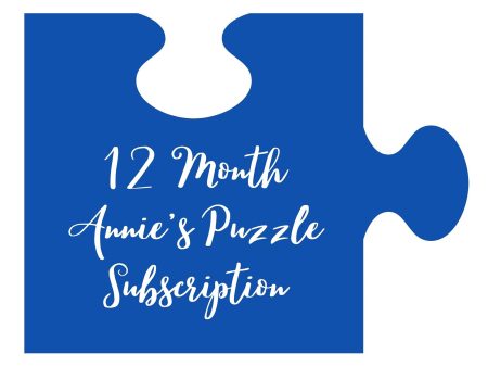 12 Month Annie s Puzzle Subscription For Discount