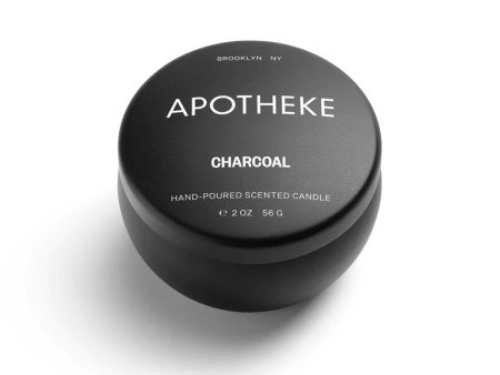 APOTHEKE Charcoal Scented Candle in Mini Tin Hot on Sale