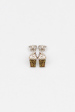 Milkshake Crystal Silver Stud Earrings Online now