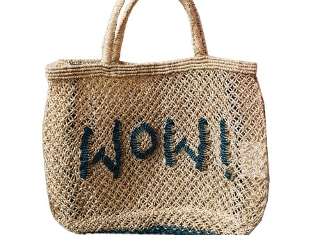 Wow! Small Jute Mesh Tote Bag in Natural Sale