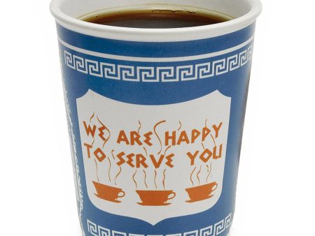 We Are Happy To Serve You  Greek Ceramic Cup (10 oz) Supply