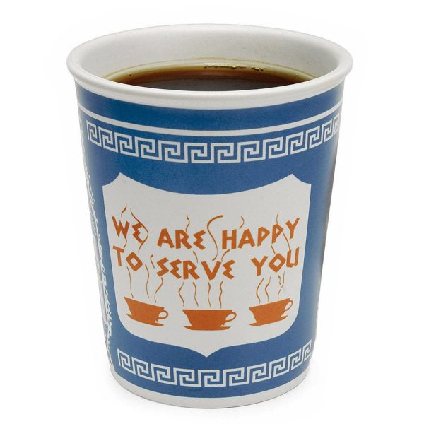 We Are Happy To Serve You  Greek Ceramic Cup (10 oz) Supply