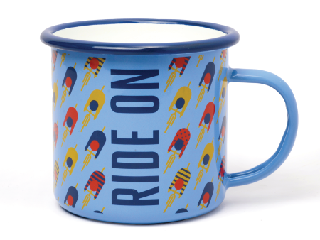 Cycling Enamel Camp Mug Supply