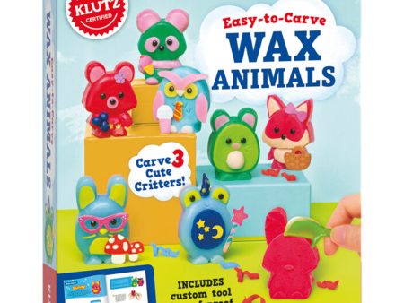 Klutz Easy-To-Carve Wax Animals Book and Activity Kit Online Hot Sale