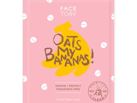 FaceTory Oats My Bananas Sheet Face Mask Cheap