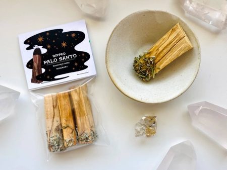 Mountain Sage + Rosemary Dipped Palo Santo Hot on Sale