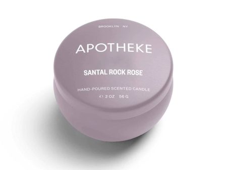 APOTHEKE Santal Rock Rose Scented Candle in Mini Tin For Cheap