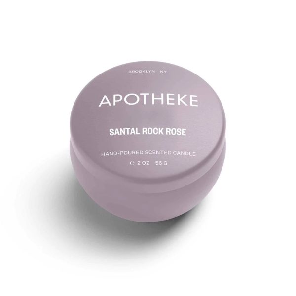 APOTHEKE Santal Rock Rose Scented Candle in Mini Tin For Cheap