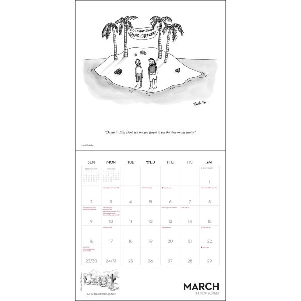 2025 Cartoons from The New Yorker Wall Calendar Online Hot Sale