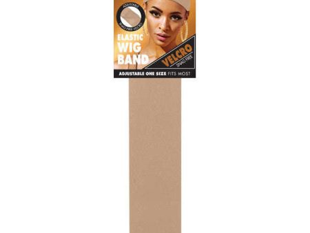 Annie Velcro Wig Band 4.5cm Light Brown For Sale