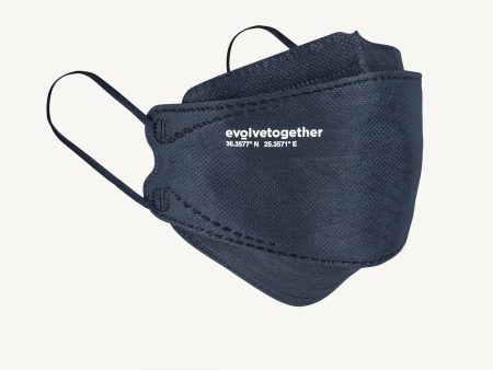 Evolvetogether Santorini 5 Adult Navy KN95 Face Masks Supply