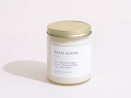 Brooklyn Candle Studio Palo Santo Minimalist Scented Candle For Cheap