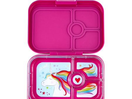 Yumbox Panino 4 Compartment Lunchbox in Malibu Purple Unicorn For Discount