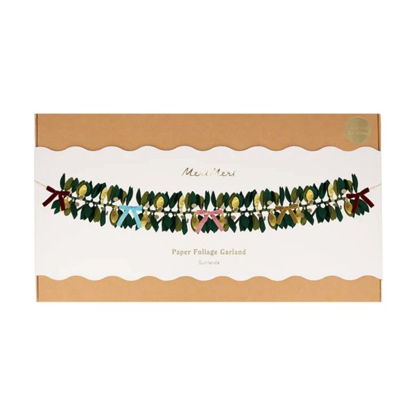 Meri Meri Paper Festive Foliage Garland For Cheap