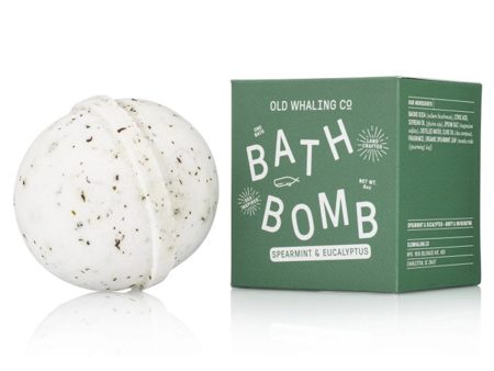 Old Whaling Company Spearmint & Eucalyptus Scented Bath Bomb Supply