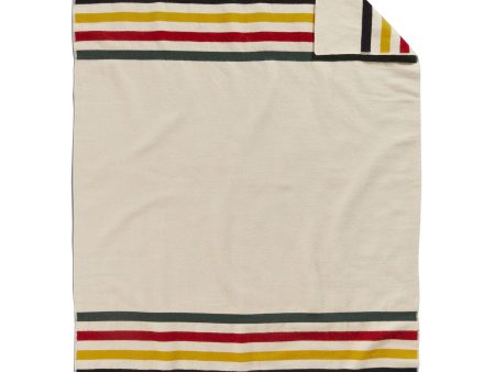 Pendleton Glacier National Park Throw with Carrier in White Online now