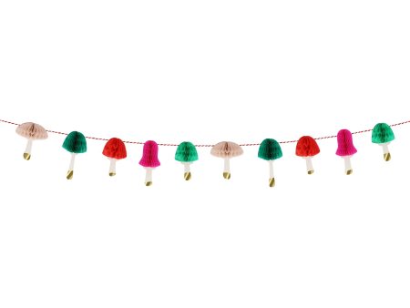 Meri Meri Honeycomb Mushrooms Mini Garland Online