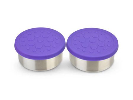 Lunchbots 4.5 oz Stainless Steel Dips in Purple (Set of 2) Sale