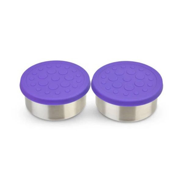 Lunchbots 4.5 oz Stainless Steel Dips in Purple (Set of 2) Sale