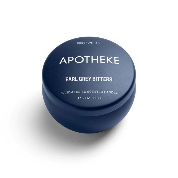 APOTHEKE Earl Grey Bitters Scented Candle in Mini Tin For Cheap