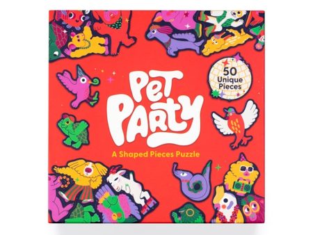 50 Piece Pet Party Jigsaw Puzzle For Discount