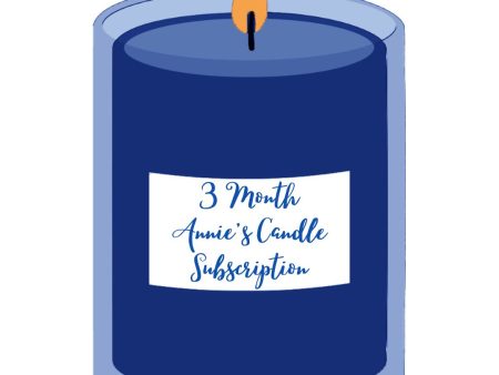 3 Month Annie s Candle Subscription Supply