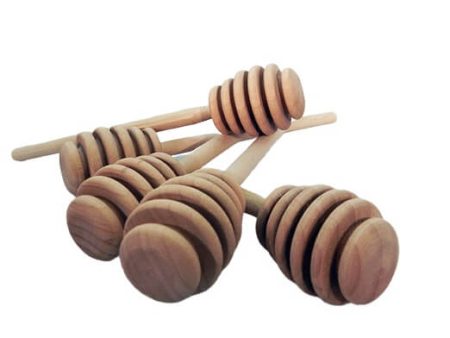 Wooden Honey Dipper (6 ) Fashion