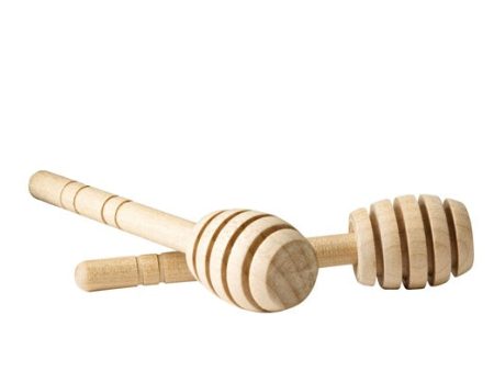 Mini Wooden Honey Dipper (4 ) For Discount